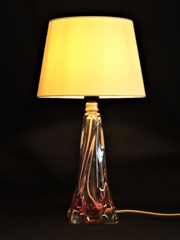 Val Saint Lambert lamp (roze)